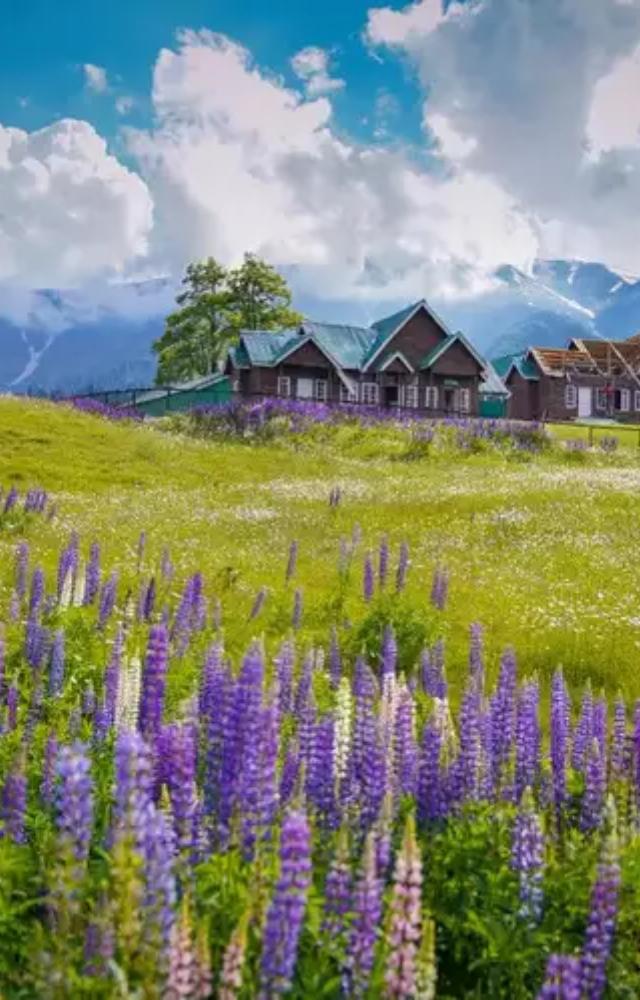 Known as 'Heaven on Earth,' it offers stunning landscapes, blooming gardens, and serene lakes for a refreshing summer retreat.
