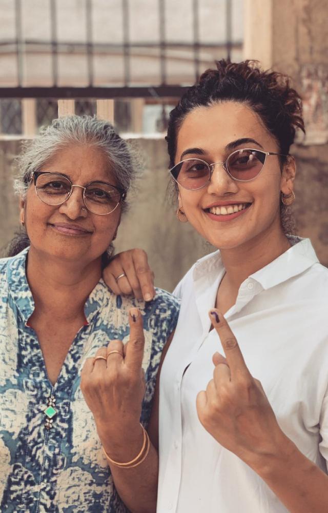 An out-and-out Delhi girl, Taapsee is a responsible citizen who always votes during elections. She may be seen casting her vote in the Delhi elections in 2025.