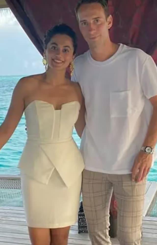 Despite being together for over a decade, their romance has never faded away. Taapsee Pannu and Mathias Be continue to explore new date ideas.