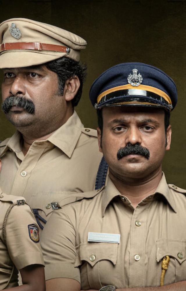 A socio-political thriller showcasing three police officers, including Kunchacko, on the run after being framed in a politically charged case.