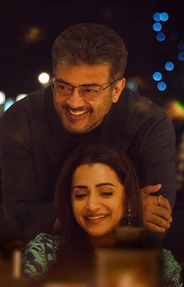 The film stars Ajith Kumar (known for Viswasam, Thunivu), Trisha (known for 96), Arjun Sarja (known for Gentleman), Regina Cassandra (known for Rocket Boys).