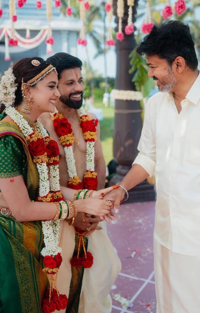 Keerthy`s Big Day with Vijay`s Blessing