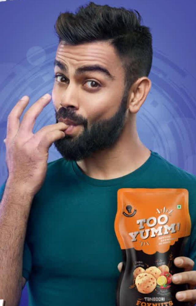 Kohli represents global and Indian brands like Puma, MRF, Audi, and Manyavar, earning 20-25 million each year through endorsements.