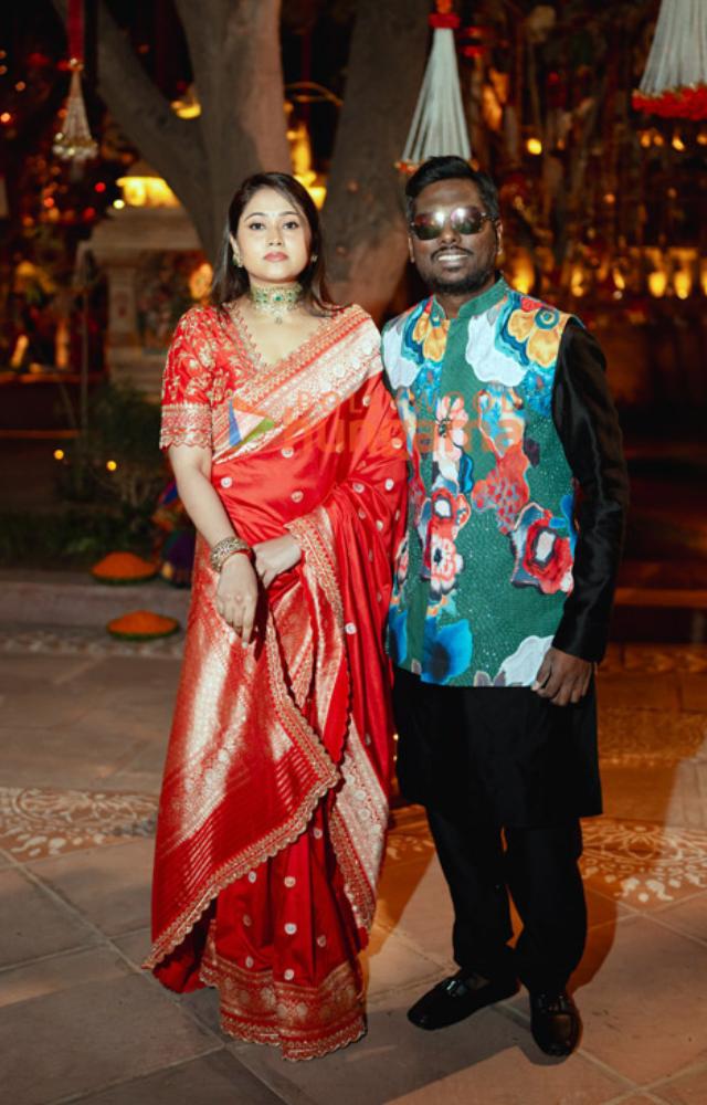 The acclaimed filmmaker, and his wife Krishna Priya turned heads with their fashionable outfits, drawing attention for their impeccable style at the event.
