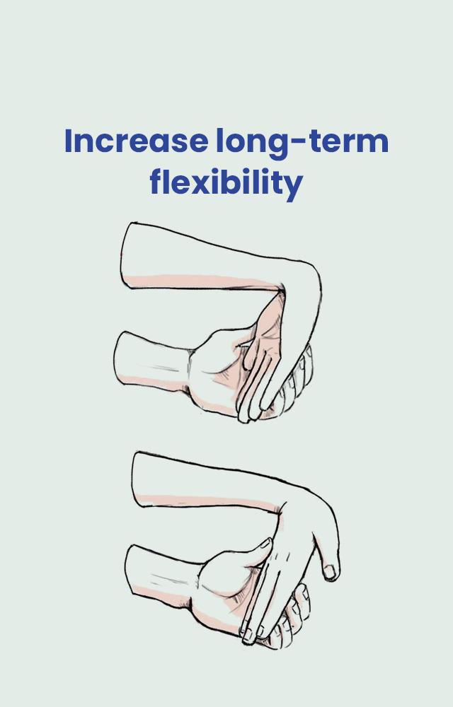 Enhance long-term flexibility through targeted stretching and exercises.