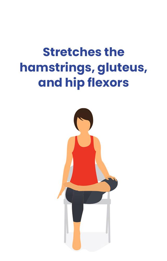 Improve flexibility by stretching hamstrings, glutes, and hip flexors while reducing tightness and stiffness.