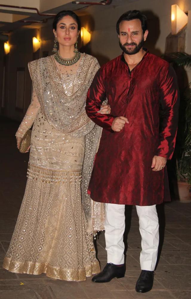 Kareena Kapoor, a Hindu, married Muslim actor Saif Ali Khan in 2012 after four years of dating. The couple now has two sons, Taimur and Jahangir Ali Khan.