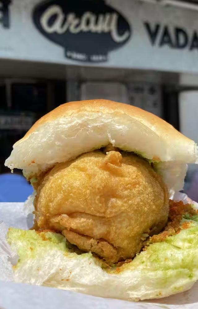 Feeding Mumbai for more than 70 years, the Aaram Vada Pav is right opposite the Chhatrapati Shivaji Terminus Railway Station.