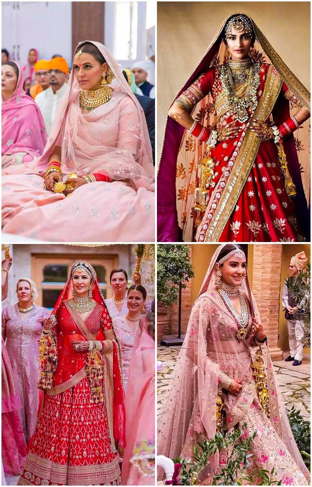 5 Bollywood Actresses in Punjabi Bridal