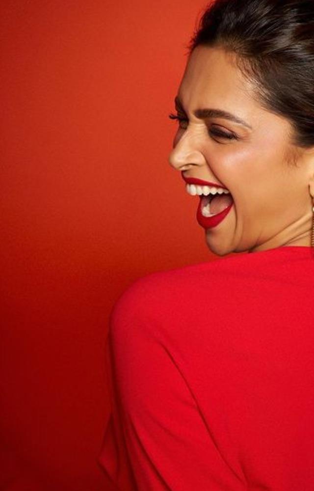 Deepika Padukone in Red dress