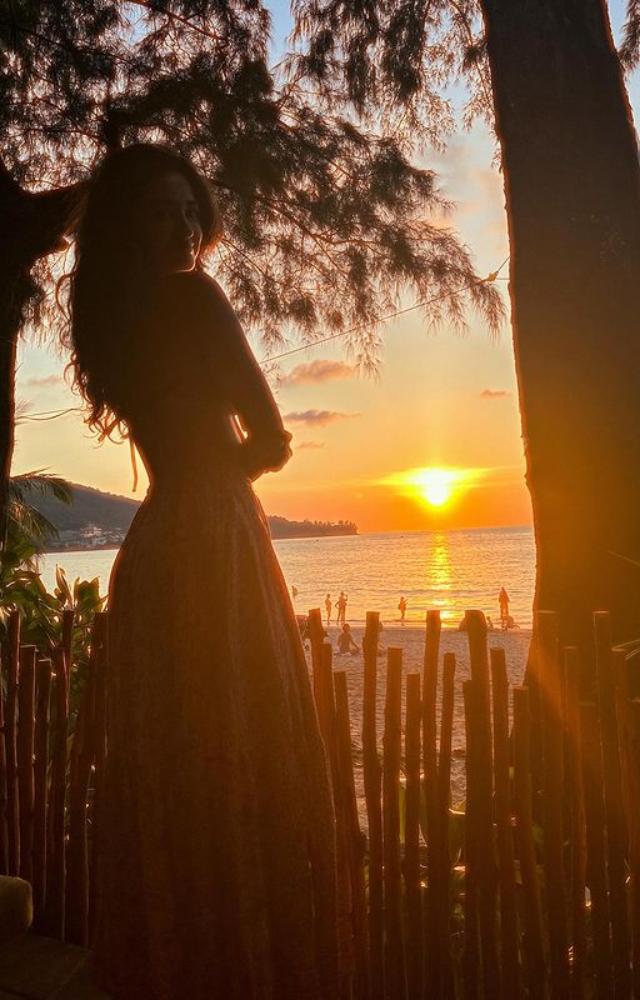 Thailand`s paradise serves as the backdrop for the actress`s captivating beachside elegance in Disha Patani`s bikini