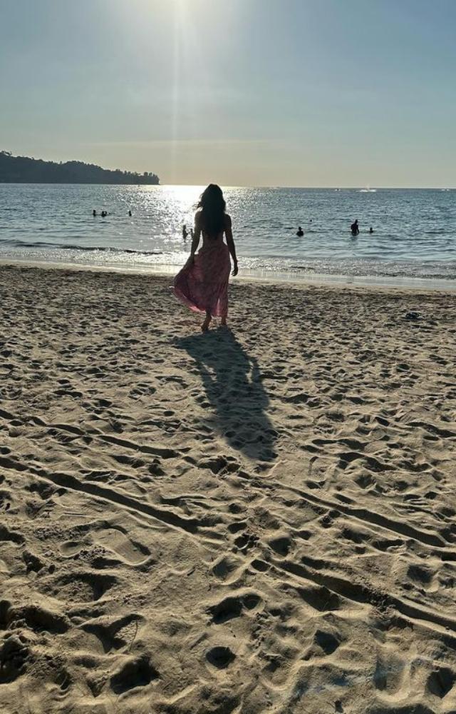 A bikini affair in Thailand where beauty meets the beach in a spectacle of tropical opulence is Disha Patani`s exotic escape.