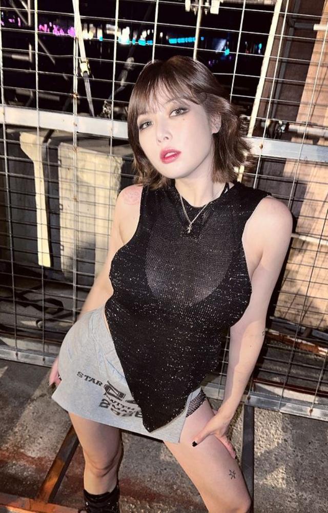 HyunA is once again in the spotlight