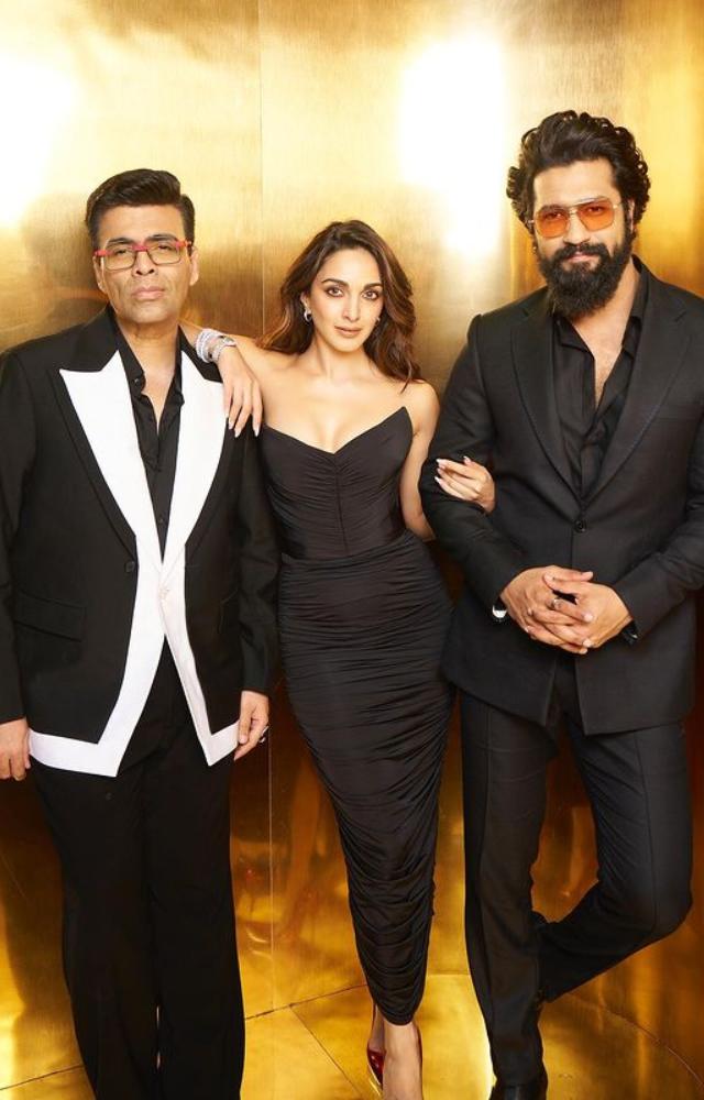 In this star-studded episode of Koffee with Karan, Kiara and Vicky join Karan Johar, revealing charm, wit, and intimate moments.