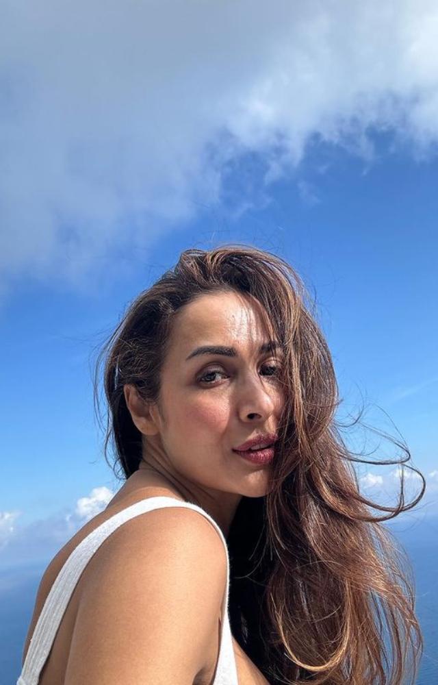 Malaika Arora with no filter, embracing her natural beauty and candid moments, sharing her authentic self with her fans and followers.