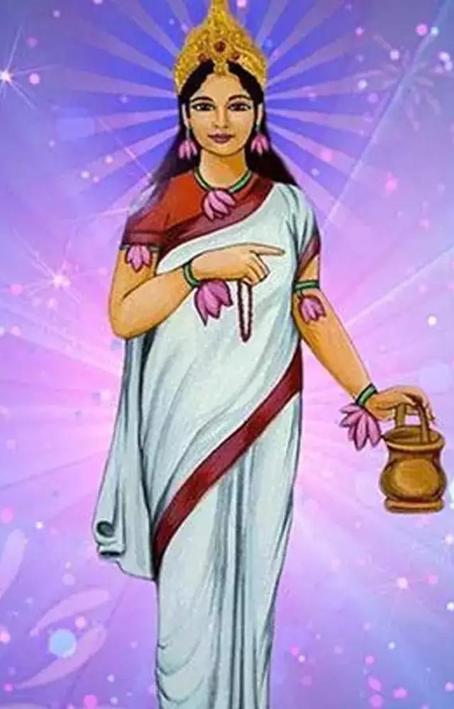 Day Second dedicated to Maa Brahmacharini during Navratri, devotees can chant the mantra,'Om Devi Brahmacharinyai Namah'
