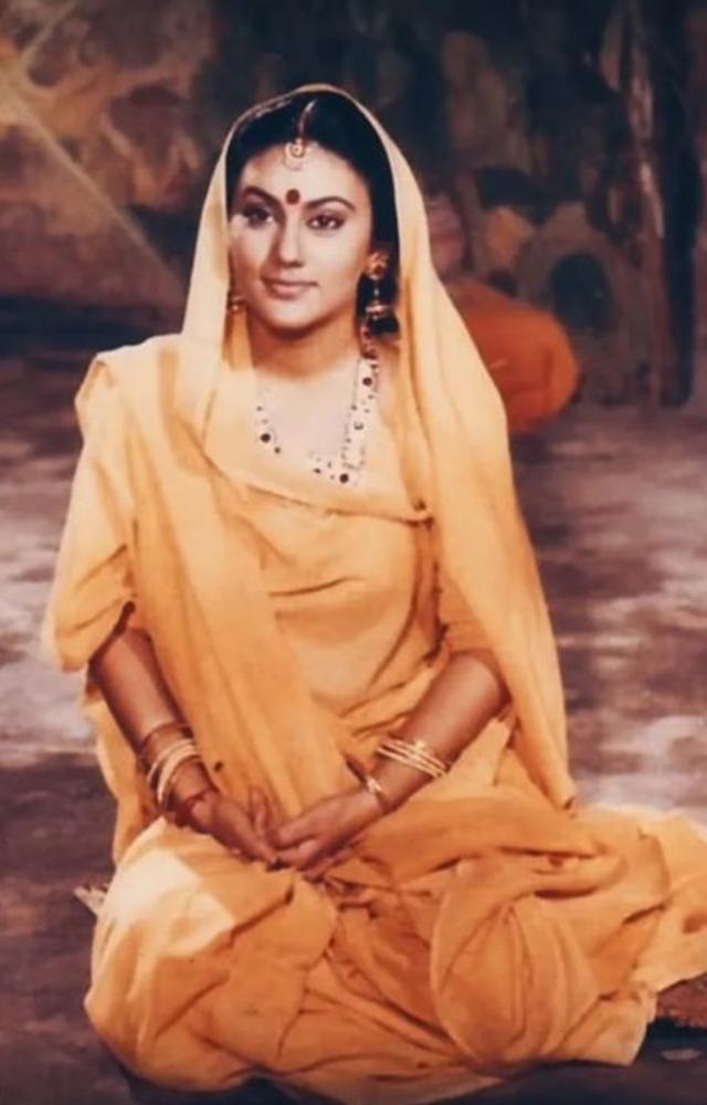 At the tender age of 15, Deepika Chikhalia portrayed the role of Sita.
