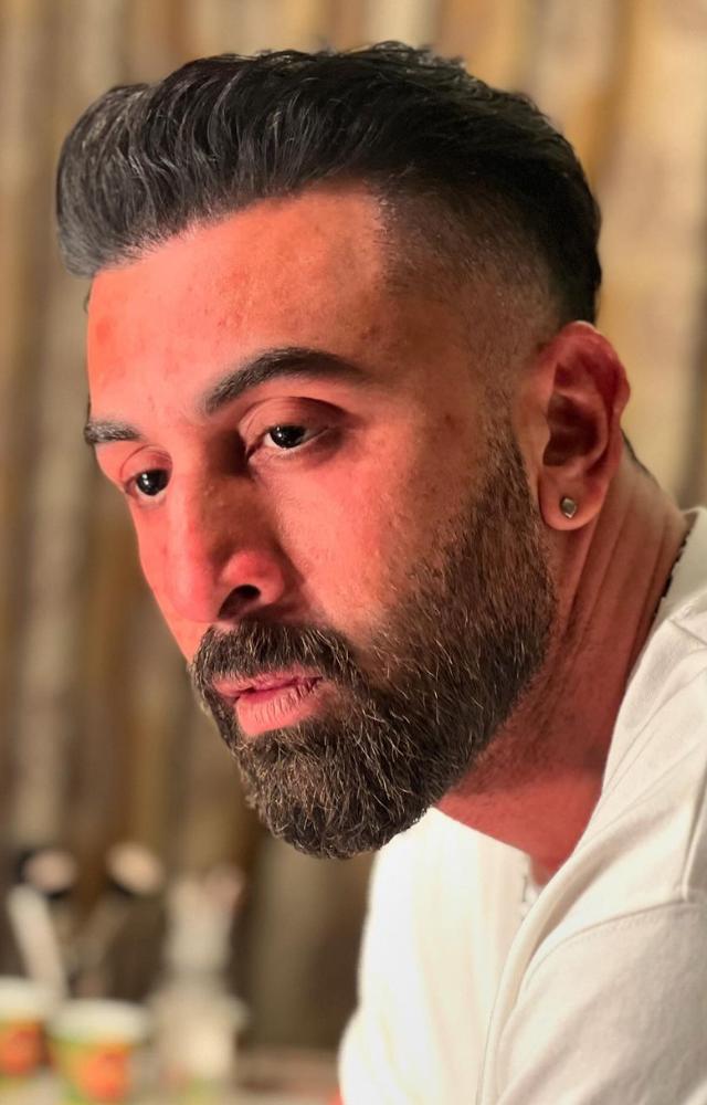 The new hairstyle signifies a bold change from his usual looks.
