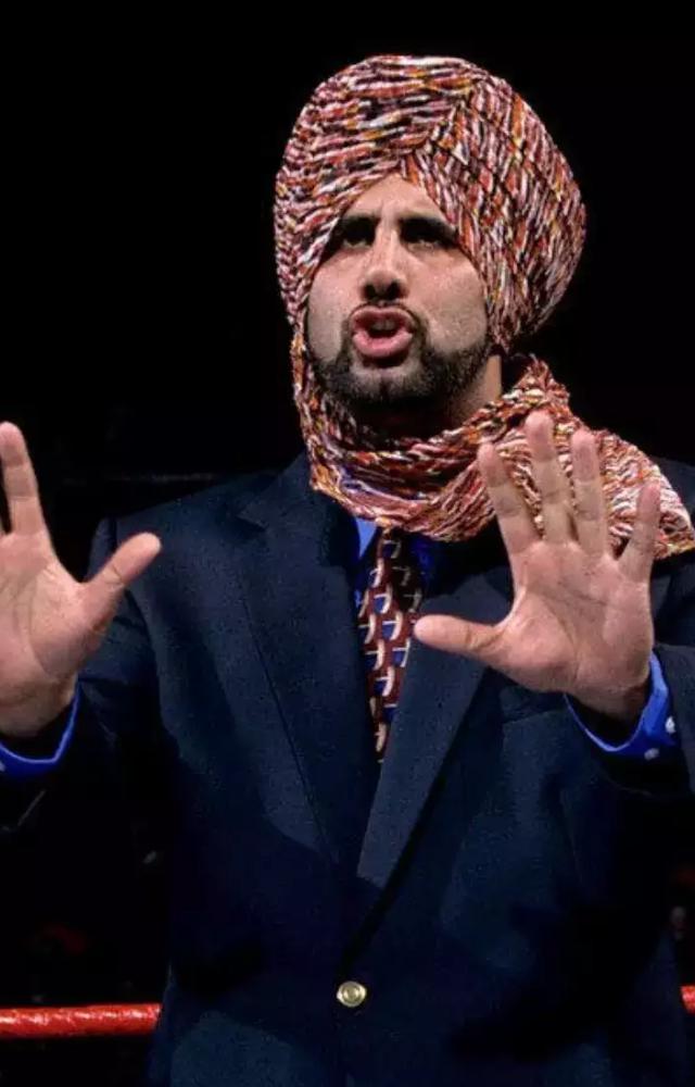 Tiger Ali Singh was one of the most popular Indian wrestlers of the 1990s.
