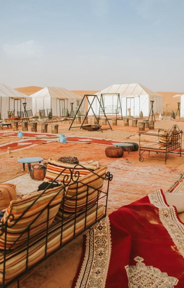 Experience the vast Sahara Desert with camel treks, golden dunes, and star-filled skies.