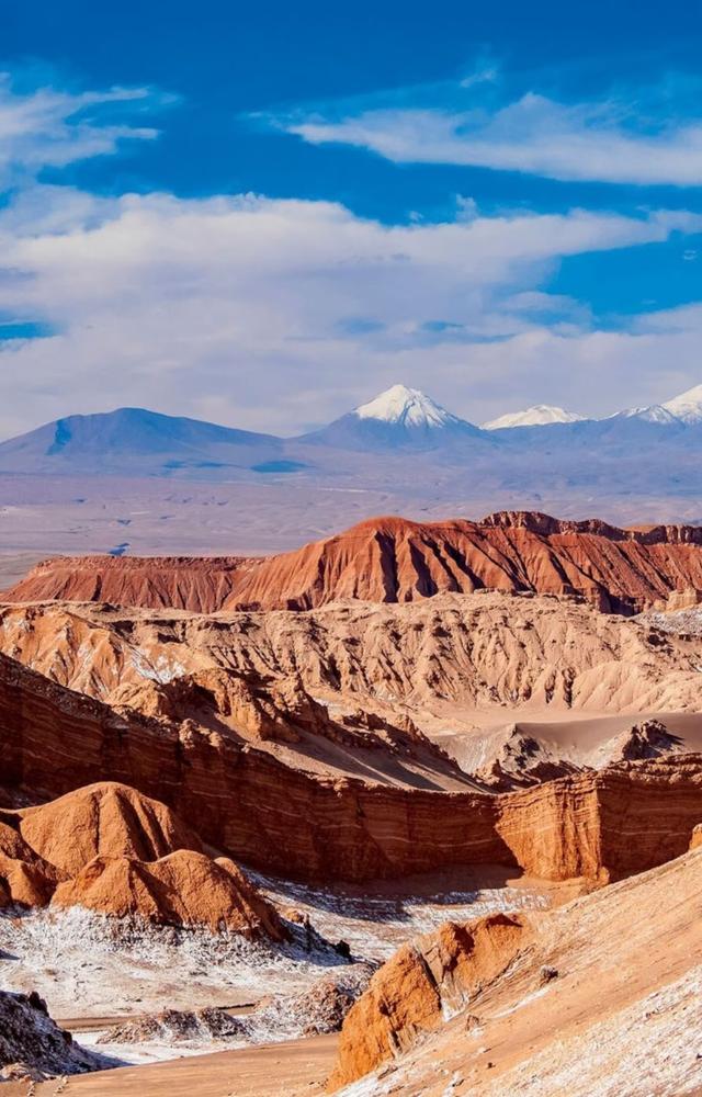 The Atacama Desert offers surreal landscapes, salt flats, and some of the clearest skies.