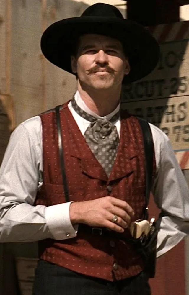 As the charismatic and deadly Doc Holliday, Kilmer’s portrayal became iconic in this Western classic.