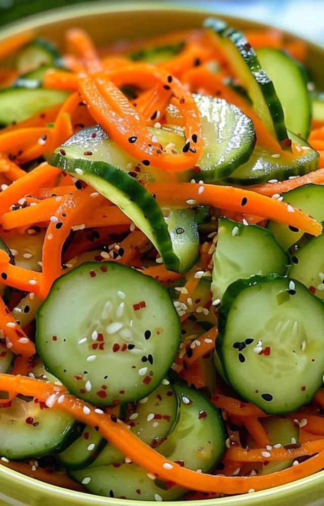 Toss cucumbers with yogurt, herbs, and spices (like in a raita or tzatziki), or keep it simple with olive oil and lemon.
