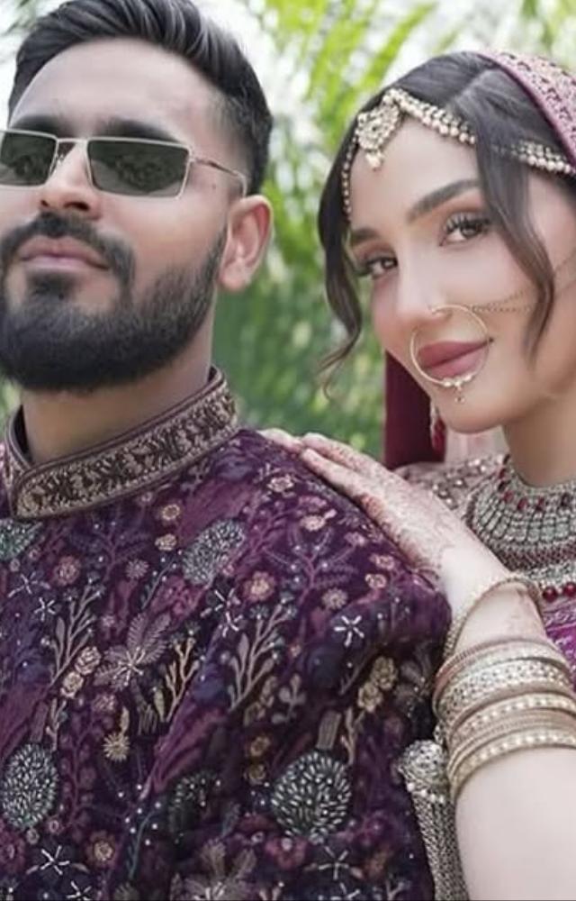 The popular rapper ties the knot with Swalina in a heartfelt ceremony.