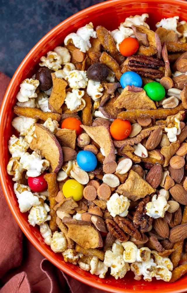 Nuts, dried fruits, and chocolate make trail mix calorie-dense. Even a handful can exceed 200-300 calories.
