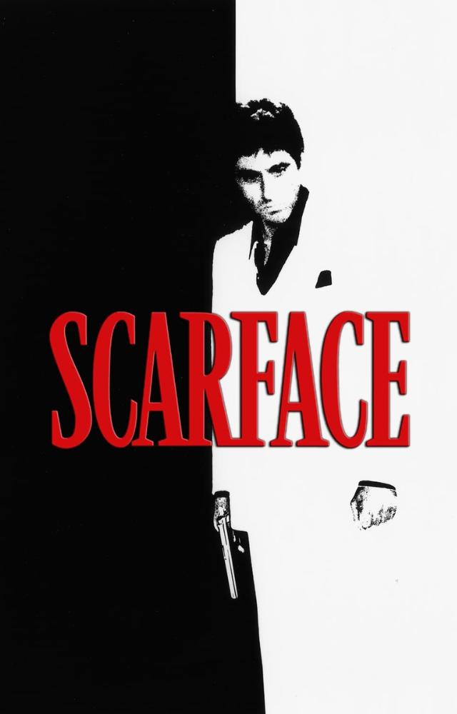 Al Pacino’s iconic portrayal of Tony Montana, a Cuban immigrant who rises to the top of the Miami drug trade, becoming both powerful and notorious.