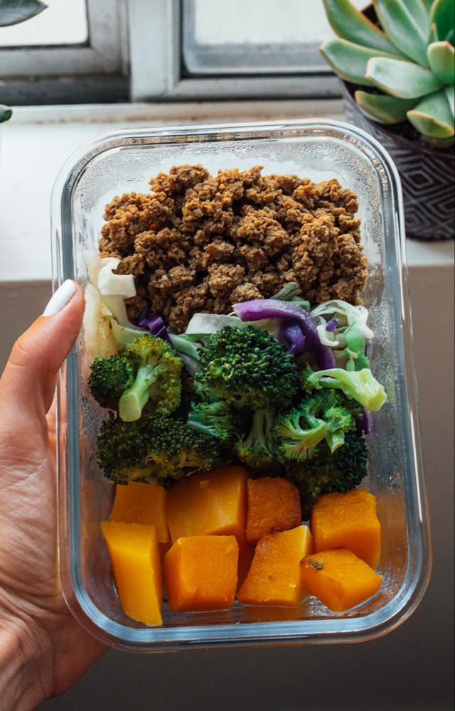 Helps you with portion control and stay consistent with your healthy eating goals.