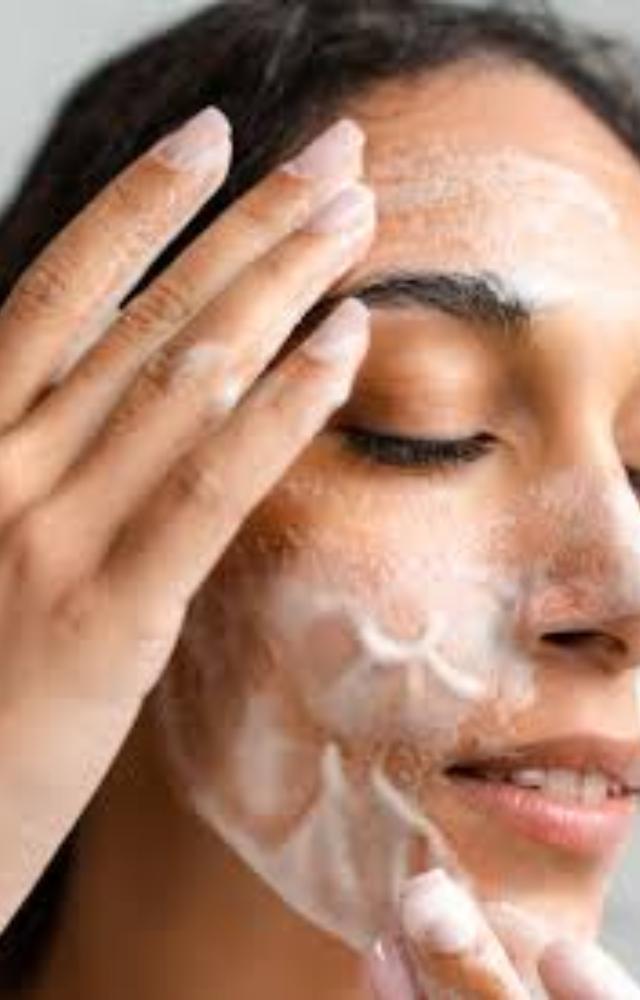 Start your skincare with a thorough double cleanse to remove sunscreen, sweat, and impurities. It’s the secret to a fresh, glowing base.