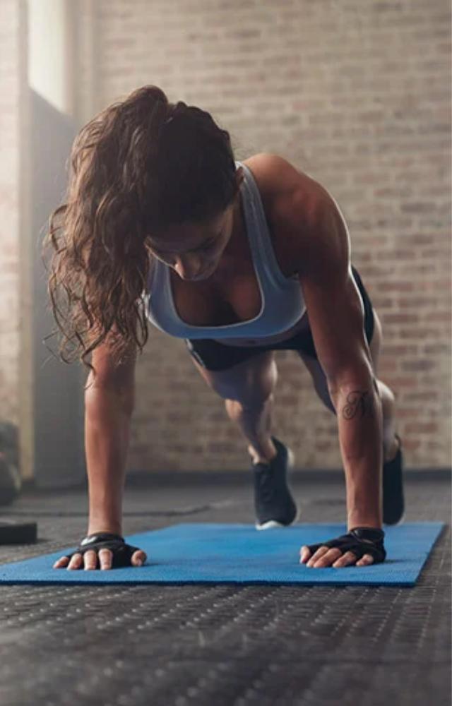 Build upper body strength and tone your chest, arms, and core with this classic exercise.