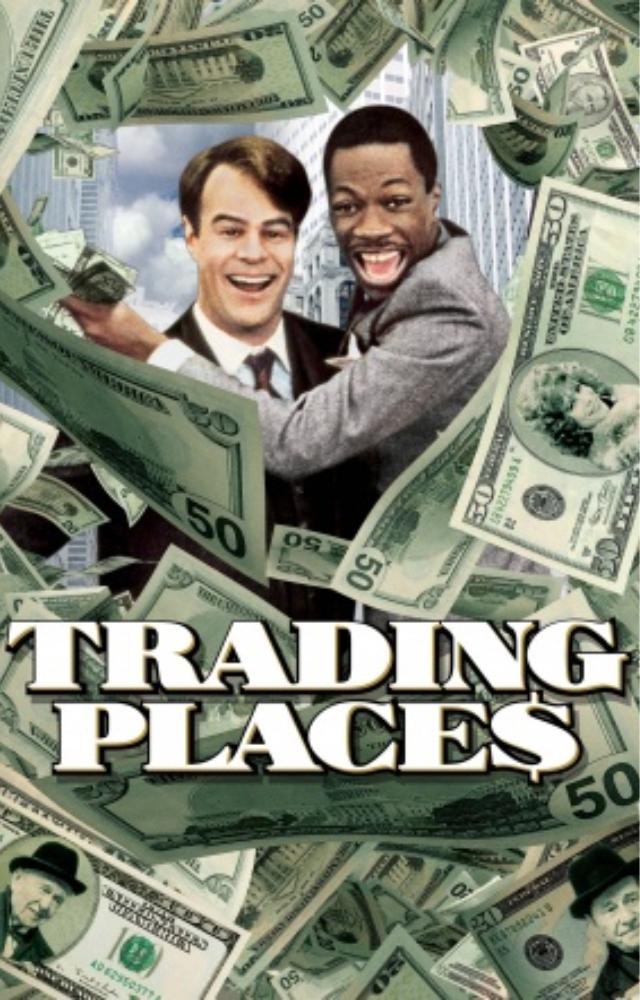 Two rich brokers swap a street hustler’s life with a businessman’s, leading to hilarious chaos and commentary on wealth, greed, and society.
