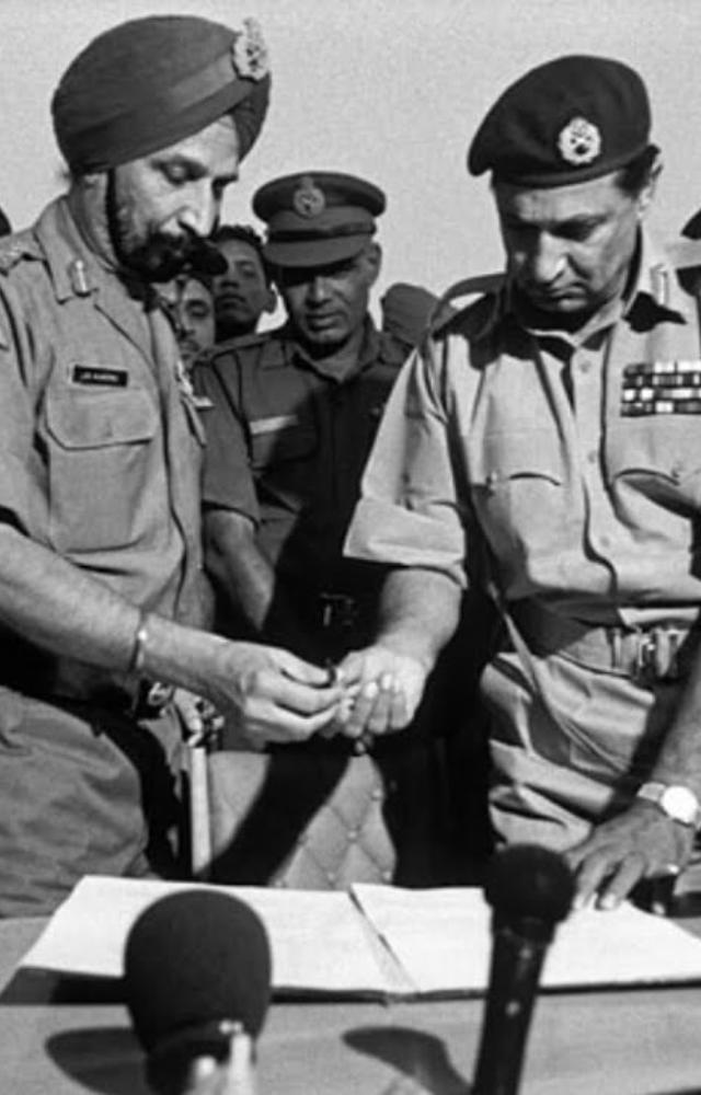 India supported East Pakistan’s independence struggle, leading to Pakistan’s surrender and the creation of Bangladesh.