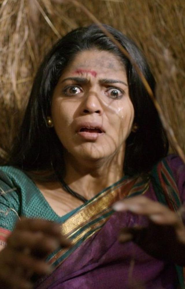 This Marathi horror blends social themes with eerie storytelling. It delivers scares while making a powerful statement.
