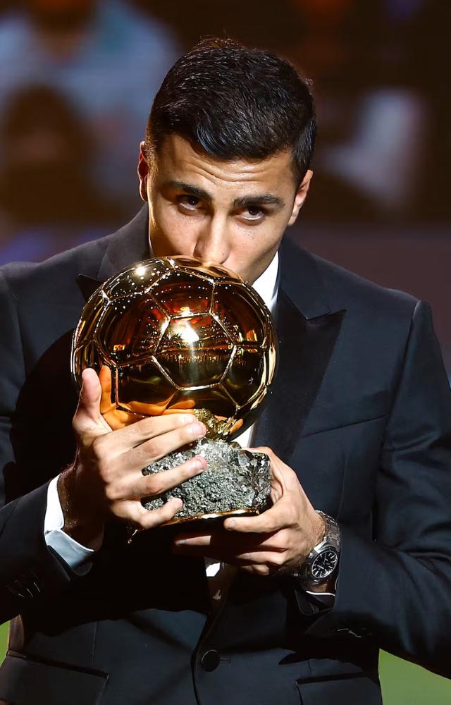 Rodri’s remarkable performance on the pitch has earned him the prestigious Ballon d’Or, marking a significant milestone in his career.