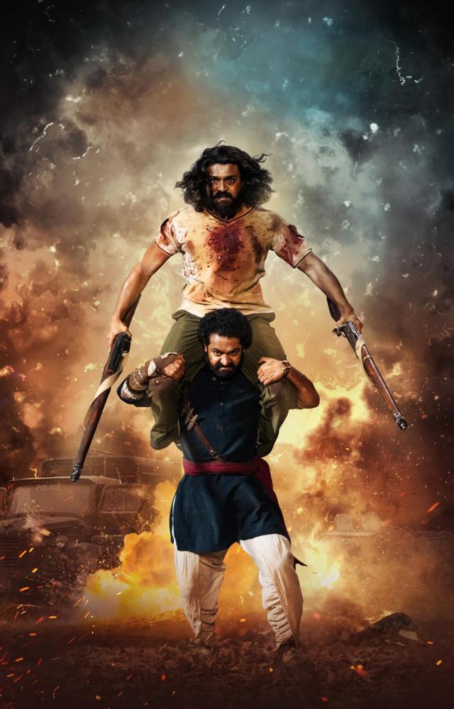 S. S. Rajamouli’s epic action-drama with stunning visuals and a gripping story. Experience a tale of friendship and rebellion like never before.