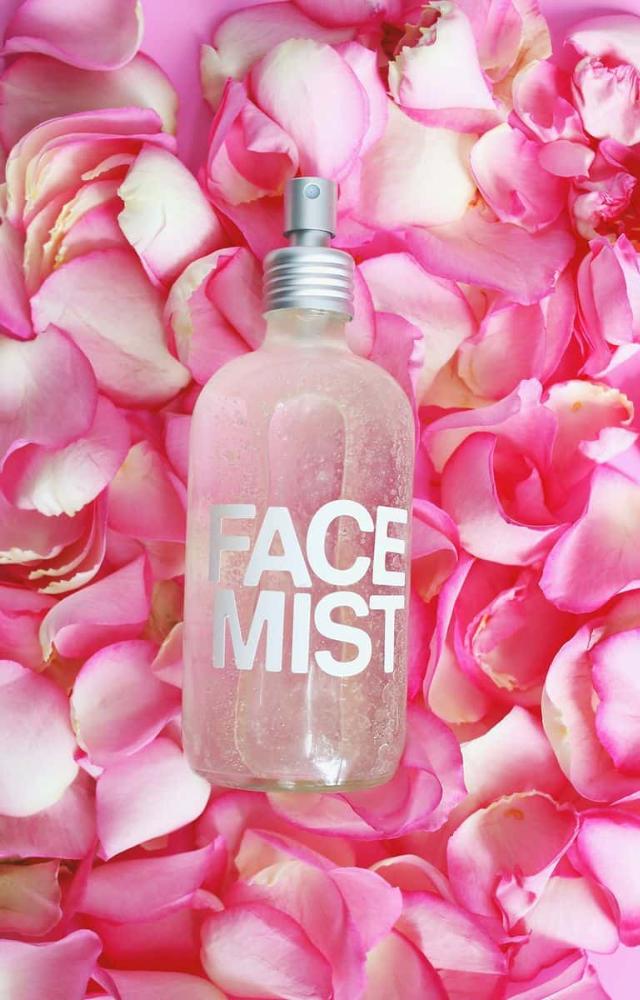 Keep your skin cool and glowing with homemade face mists using rosewater, cucumber, or aloe vera.