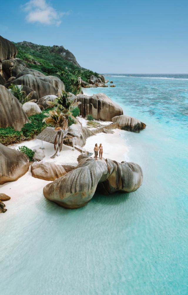 Discover the untouched beauty of the Seychelles with its white sandy beaches, crystal-clear waters, and rich wildlife—a perfect 2024 getaway!