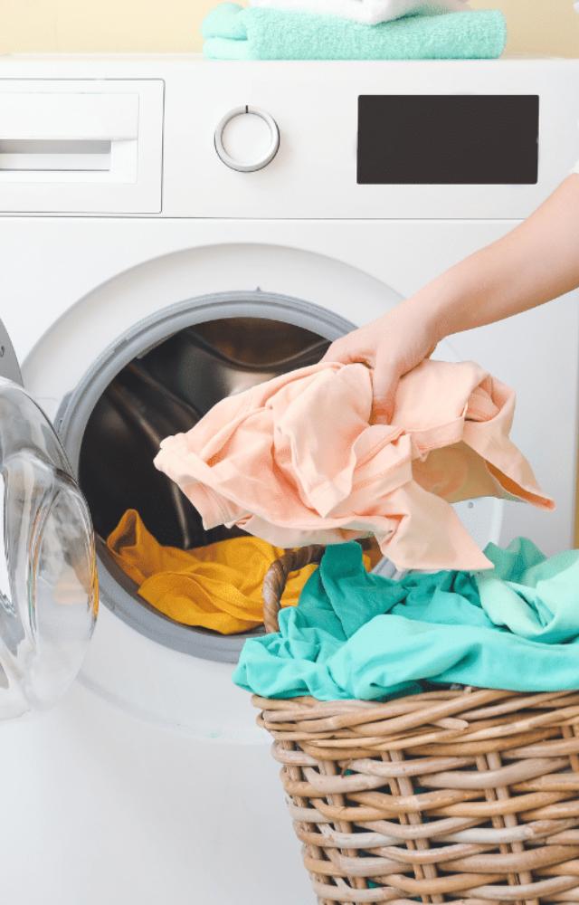 Turn clothes inside out before washing to prevent fading and fabric damage.