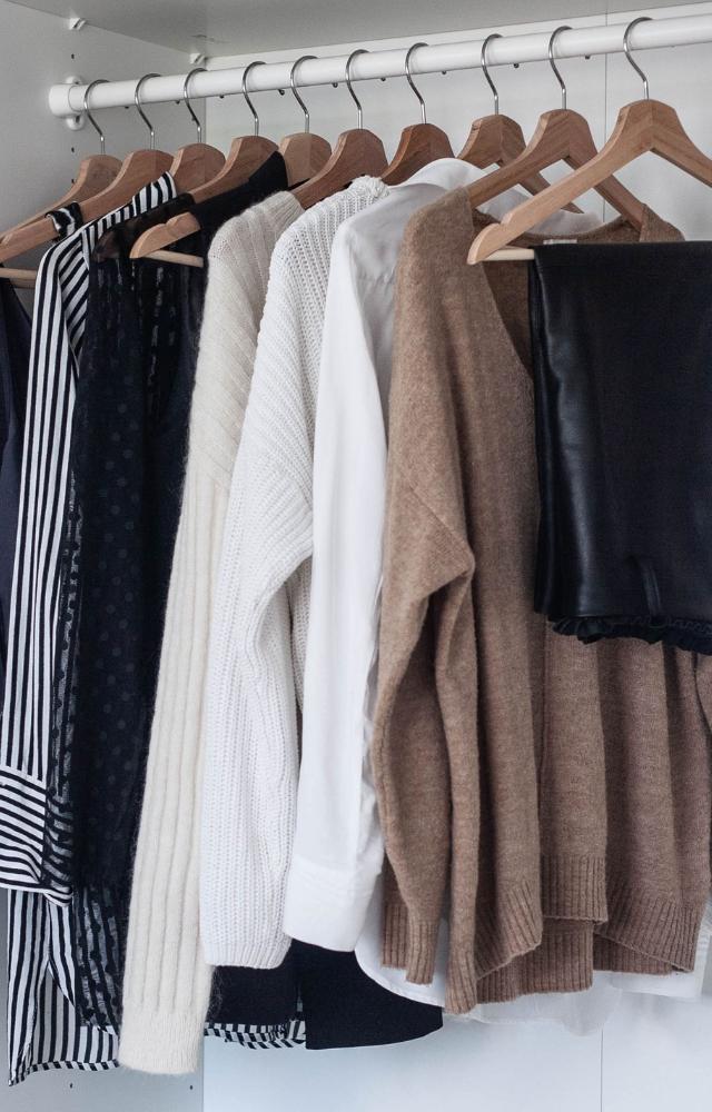 Use padded or wooden hangers to maintain shape and avoid stretching.