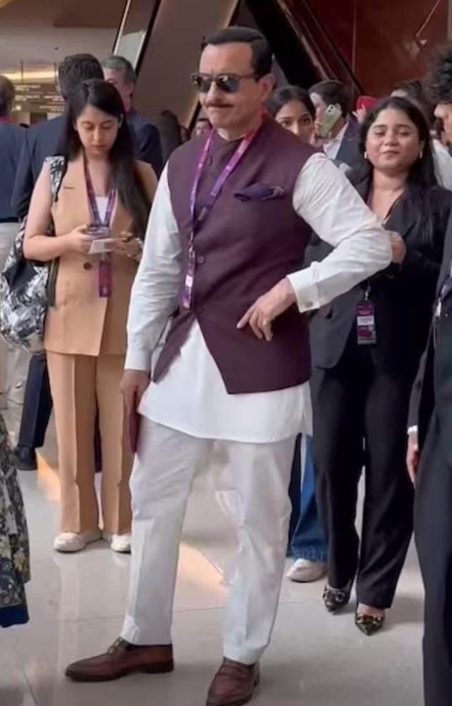 Saif kept it classy as always, bringing his signature poise and style.