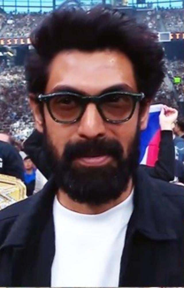 From a prime front-row seat at Allegiant Stadium, 'Baahubali' star Rana enjoyed the thrilling WrestleMania spectacle alongside global icons