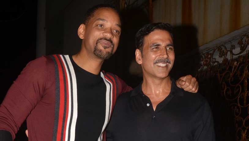 Akshay Kumar throws success bash, joined by Will Smith and Bollywood