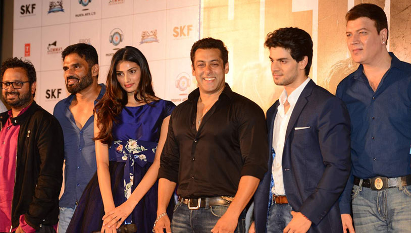 Salman Khan, Athiya Shetty, Sooraj Pancholi launch the trailer of Hero