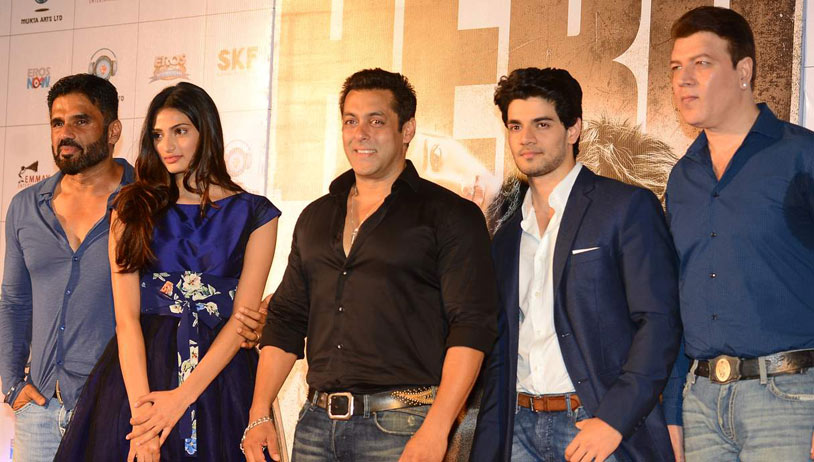 Salman Khan, Athiya Shetty, Sooraj Pancholi launch the trailer of Hero