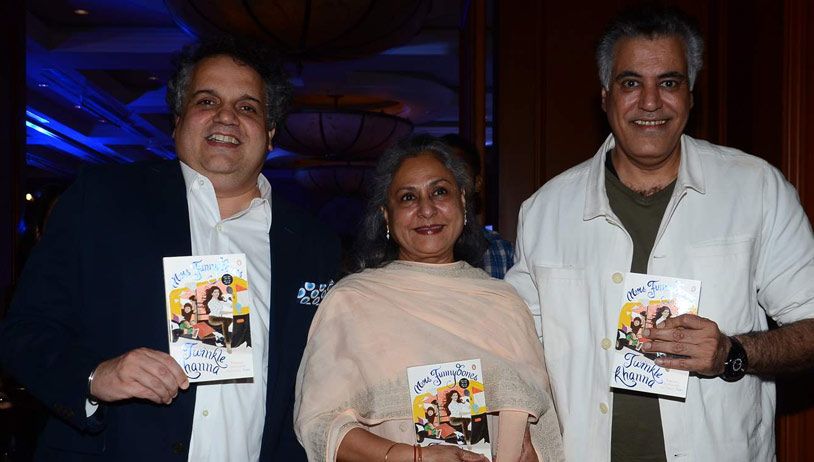 Twinkle Khanna unveils her book Mrs. Funnybones with Akshay, Dimple & Aamir