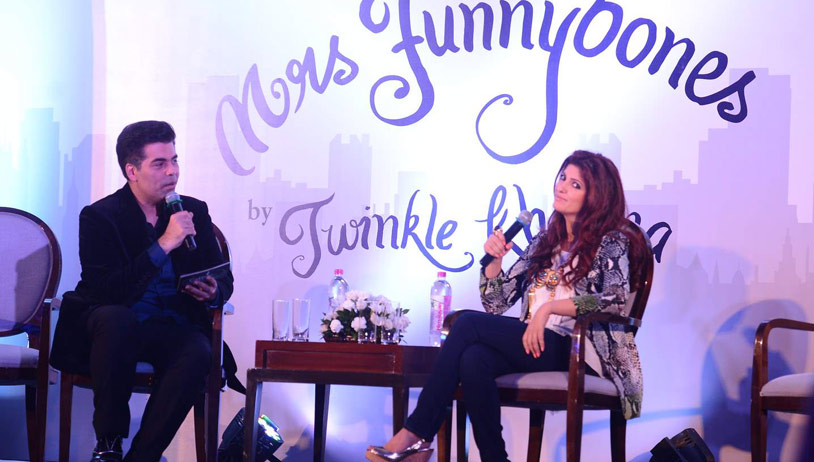 Twinkle Khanna unveils her book Mrs. Funnybones with Akshay, Dimple & Aamir