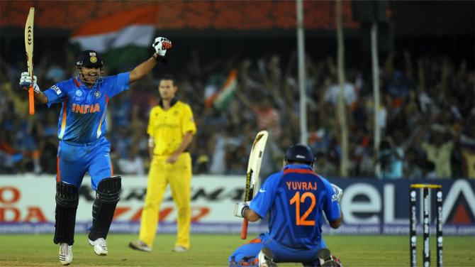 2015 World Cup Semi-Final: India and Australia met in the semi-final of the 2015 World Cup.